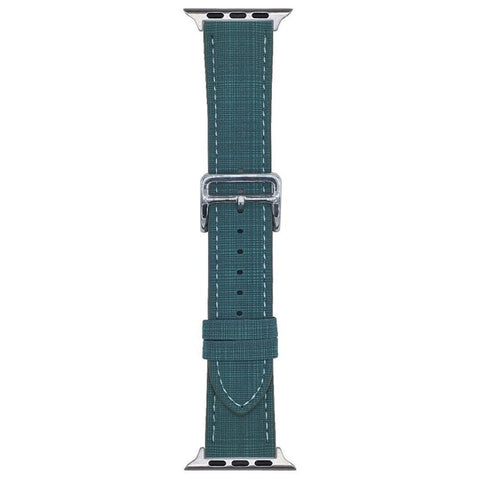 Watch Band For Apple Watch Ultra 3 2 1 49mm / Series 11 10 46mm / 9 8 7 45mm / SE3 SE2 SE 6 5 4 44mm / 3 2 1 42mm Braided Checkered Pattern Leather Wrist Strap