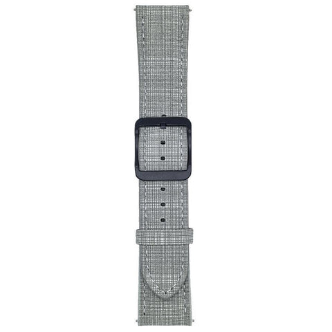 For Huawei Watch GT 5 46mm Watch Band 22mm Braided Checkered Pattern Ring Buckle Leather Wrist Strap