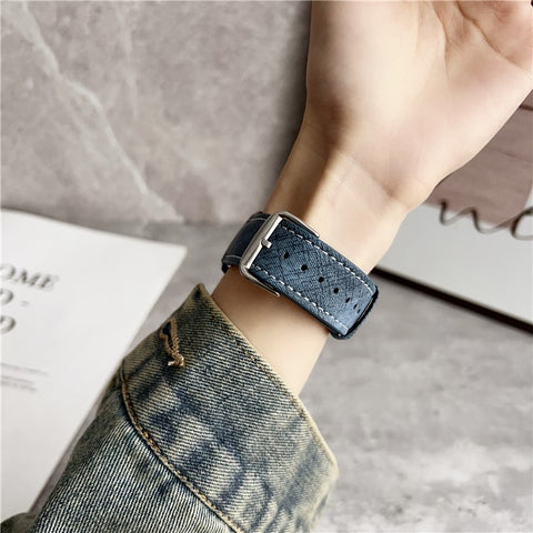 For Huawei Watch GT 5 41mm Watch Bands Universal 18mm Leather Wrist Strap with Steel Buckle