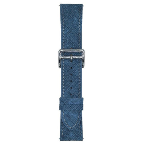 For Samsung Galaxy Watch7  /  Watch6 Bands Universal 20mm Adjustable Leather Watchband Wrist Strap