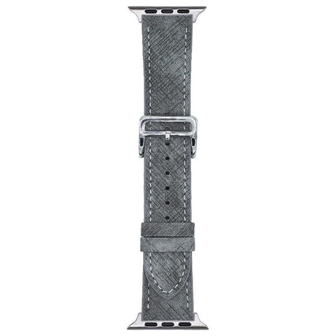 Leather Watchband For Apple Watch Ultra 3 2 1 49mm / Series 11 10 46mm / 9 8 7 45mm / SE3 SE2 SE 6 5 4 44mm / 3 2 1 42mm Wrist Strap Replacement