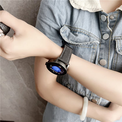 Double Loop Buckle Leather Band For Huawei Watch GT 5 41mm Watch Bands Universal 18mm Wrist Strap