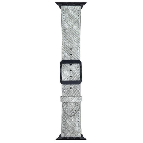 Double Loop Buckle Leather Band For Apple Watch Series 11 10 42mm / 9 8 7 41mm / SE3 SE2 SE 6 5 4 40mm / 3 2 1 38mm Watch Bands Strap