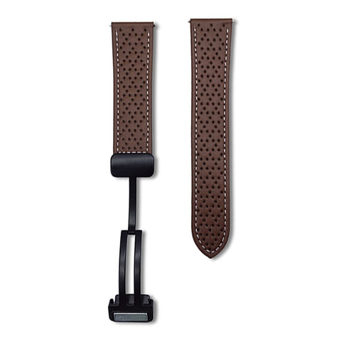 For Samsung Galaxy Watch7  /  Watch6 Microfiber Leather Watch Bands 20mm Breathable Magnetic Strap