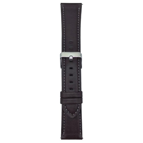For Samsung Galaxy Watch7 44mm  /  40mm Watch Band 20mm Crazy Horse Texture Leather Wrist Strap