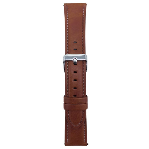 For Huawei Watch GT 5 46mm Watch Band 22mm Crazy Horse Texture Leather Wrist Strap