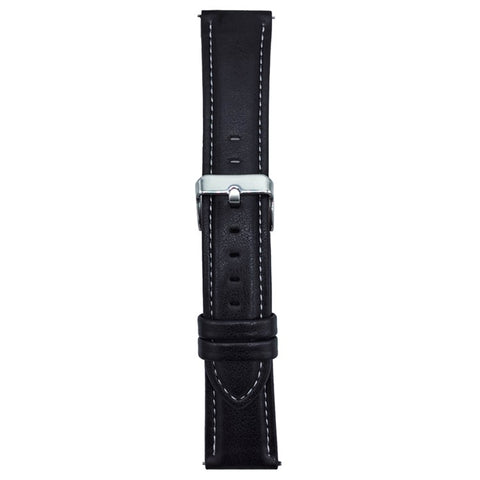For Huawei Watch GT 5 46mm Watch Band 22mm Crazy Horse Texture Leather Wrist Strap