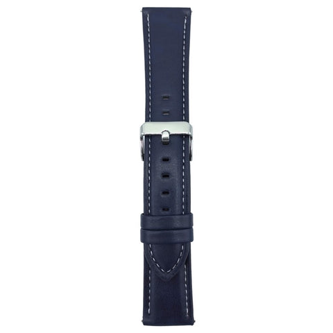 For Huawei Watch GT 5 46mm Watch Band 22mm Crazy Horse Texture Leather Wrist Strap