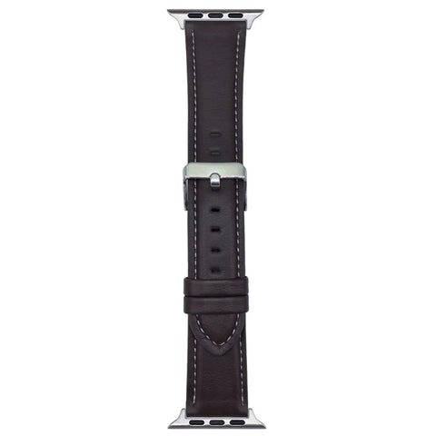 Watch Band For Apple Watch Series 11 10 42mm / 9 8 7 41mm / SE3 SE2 SE 6 5 4 40mm / 3 2 1 38mm Crazy Horse Texture Leather Wrist Strap