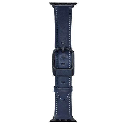 Watch Band For Apple Watch Series 11 10 42mm / 9 8 7 41mm / SE3 SE2 SE 6 5 4 40mm / 3 2 1 38mm Crazy Horse Texture Waist Pack Buckle Leather Strap