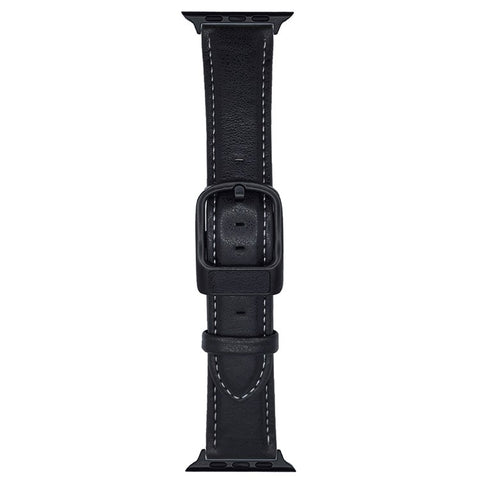 Watch Band For Apple Watch Series 11 10 42mm / 9 8 7 41mm / SE3 SE2 SE 6 5 4 40mm / 3 2 1 38mm Crazy Horse Texture Waist Pack Buckle Leather Strap