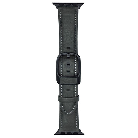 Crazy Horse Texture Waist Pack Buckle Leather Watch Band For Apple Watch Ultra 3 2 1 49mm / Series 11 10 46mm / 9 8 7 45mm / SE3 SE2 SE 6 5 4 44mm / 3 2 1 42mm