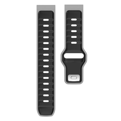 20mm Silicone Strap for Samsung Galaxy Watch7 40mm / 44m / Huami Amazfit Active 2 Dual Color Sport Wrist Band