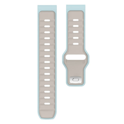 20mm Silicone Strap for Samsung Galaxy Watch7 40mm / 44m / Huami Amazfit Active 2 Dual Color Sport Wrist Band