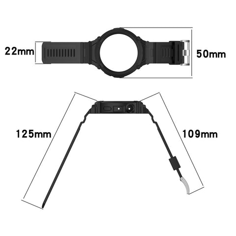 For vivo Watch 5 / Watch 3 Silicone Wrist Strap with Integrated Watch Case