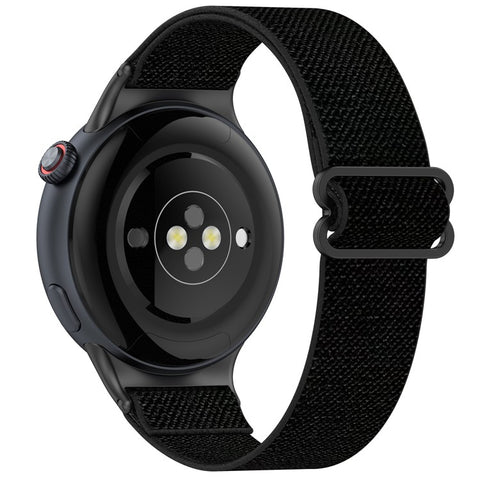 For vivo Watch 5 Nylon Braided Watch Band Elastic Wrist Strap with Slide Clasp