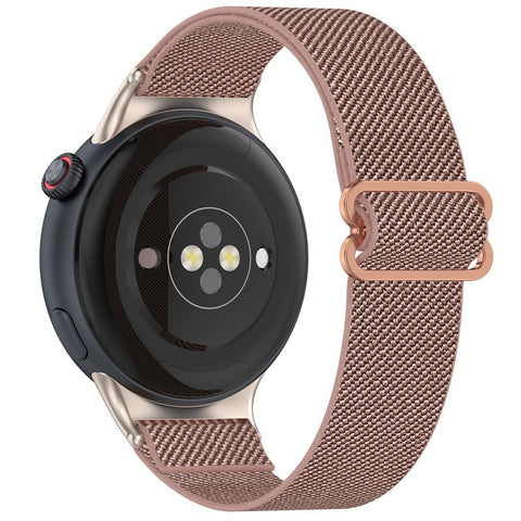 For vivo Watch 5 Nylon Braided Watch Band Elastic Wrist Strap with Slide Clasp