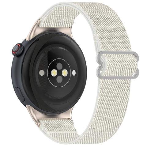 For vivo Watch 5 Nylon Braided Watch Band Elastic Wrist Strap with Slide Clasp