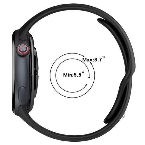 For vivo Watch 5 Sports Silicone Watch Band Solid Color Replacement Wrist Strap