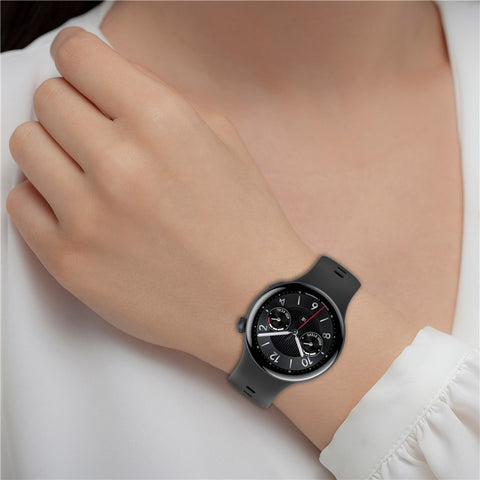 For vivo Watch 5 Sports Silicone Watch Band Solid Color Replacement Wrist Strap