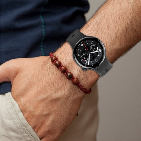 For vivo Watch 5 Sports Silicone Watch Band Solid Color Replacement Wrist Strap