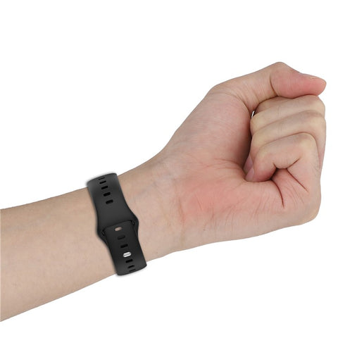 For vivo Watch 5 Sports Silicone Watch Band Solid Color Replacement Wrist Strap