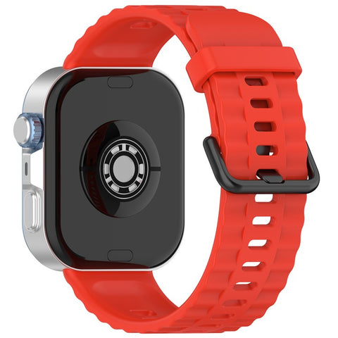 Silicone Watch Strap for Huawei Watch Fit 4 / Fit 4 Pro / Fit 3 Black Buckle Wrist Band