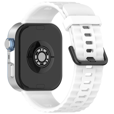 Silicone Watch Strap for Huawei Watch Fit 4 / Fit 4 Pro / Fit 3 Black Buckle Wrist Band