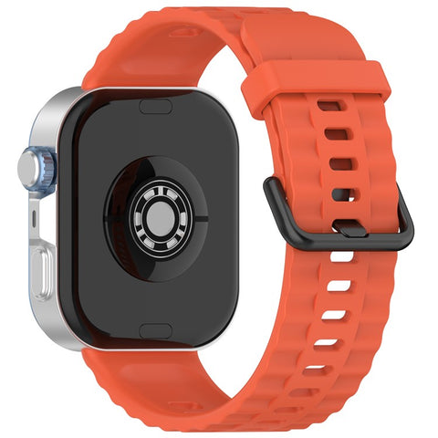 Silicone Watch Strap for Huawei Watch Fit 4 / Fit 4 Pro / Fit 3 Black Buckle Wrist Band