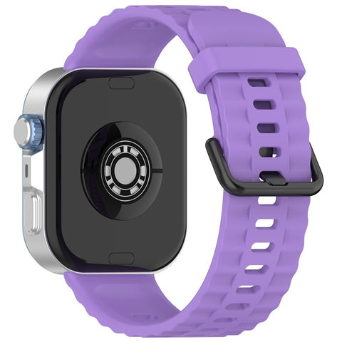 Silicone Watch Strap for Huawei Watch Fit 4 / Fit 4 Pro / Fit 3 Black Buckle Wrist Band