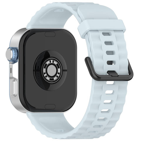Silicone Watch Strap for Huawei Watch Fit 4 / Fit 4 Pro / Fit 3 Black Buckle Wrist Band