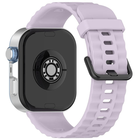 Silicone Watch Strap for Huawei Watch Fit 4 / Fit 4 Pro / Fit 3 Black Buckle Wrist Band