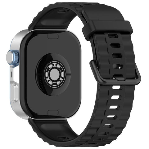 Silicone Watch Strap for Huawei Watch Fit 4 / Fit 4 Pro / Fit 3 Black Buckle Wrist Band