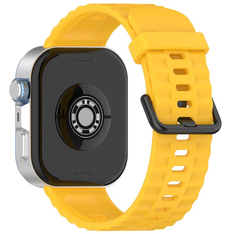 Silicone Watch Strap for Huawei Watch Fit 4 / Fit 4 Pro / Fit 3 Black Buckle Wrist Band