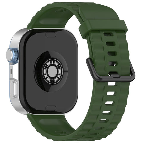 Silicone Watch Strap for Huawei Watch Fit 4 / Fit 4 Pro / Fit 3 Black Buckle Wrist Band