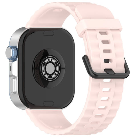 Silicone Watch Strap for Huawei Watch Fit 4 / Fit 4 Pro / Fit 3 Black Buckle Wrist Band