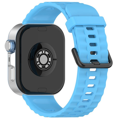 Silicone Watch Strap for Huawei Watch Fit 4 / Fit 4 Pro / Fit 3 Black Buckle Wrist Band
