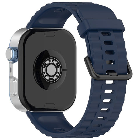 Silicone Watch Strap for Huawei Watch Fit 4 / Fit 4 Pro / Fit 3 Black Buckle Wrist Band