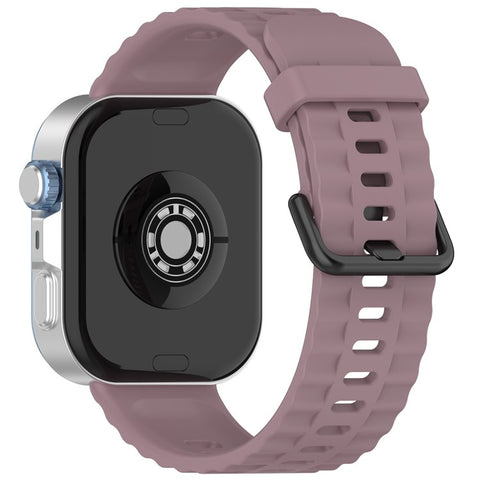 Silicone Watch Strap for Huawei Watch Fit 4 / Fit 4 Pro / Fit 3 Black Buckle Wrist Band
