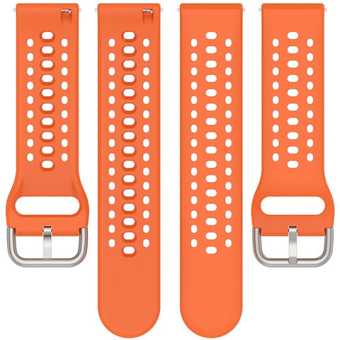 For Huami Amazfit Bip 6 A2435 Silicone Breathable Watch Band + Protective Case
