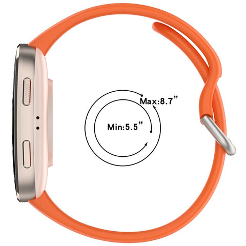 For Huami Amazfit Bip 6 A2435 Silicone Breathable Watch Band + Protective Case
