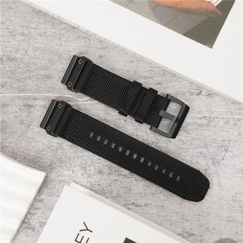 26mm Watch Band for Garmin Tactix 8 AMOLED 51mm / Fenix 8 51mm / Fenix 7X Adjustable Nylon Strap