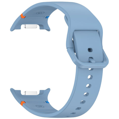 Watch Band for Samsung Galaxy Watch8 44mm / 40mm / Watch8 Classic 46mm Stitching Line Decor Silicone Strap, Size L