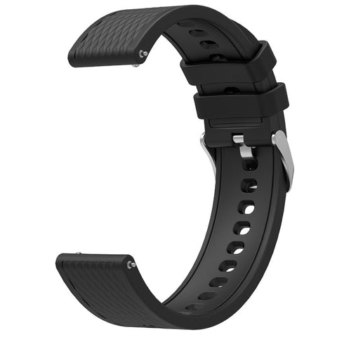 For Oppo Watch X2 Mini Watch Band 18mm Rhombic Texture Silicone Wrist Strap