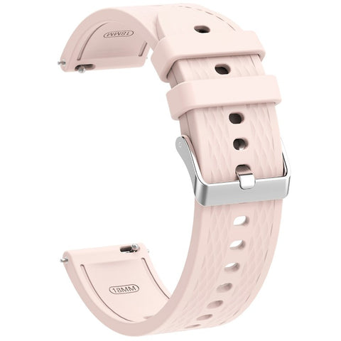 For Oppo Watch X2 Mini Watch Band 18mm Rhombic Texture Silicone Wrist Strap