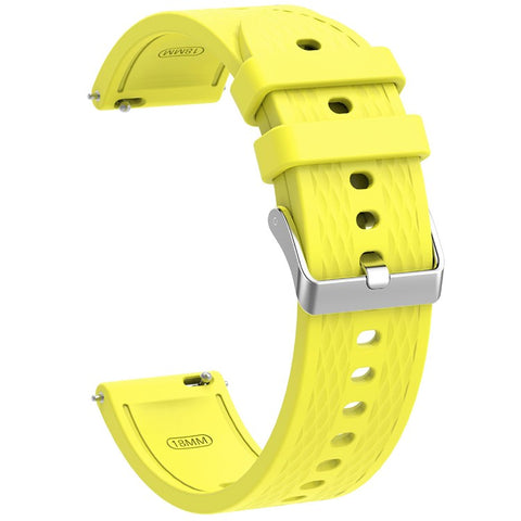 For Oppo Watch X2 Mini Watch Band 18mm Rhombic Texture Silicone Wrist Strap