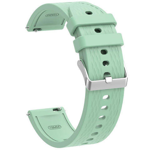 For Oppo Watch X2 Mini Watch Band 18mm Rhombic Texture Silicone Wrist Strap