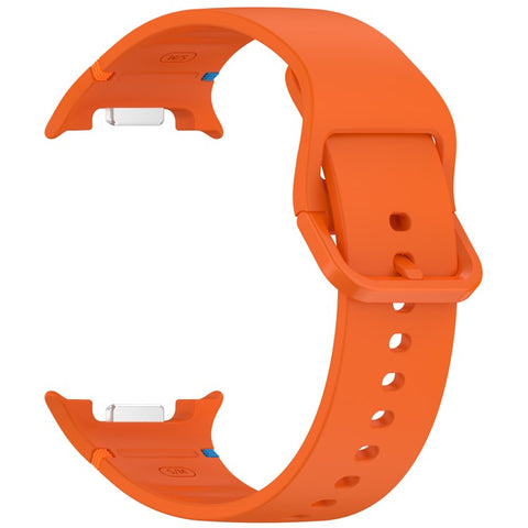 Watch Band for Samsung Galaxy Watch8 44mm / 40mm / Watch8 Classic 46mm Stitching Line Decor Silicone Strap, Size S