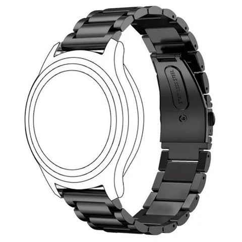 16mm Watch Band for Huawei TalkBand B7 / B6 / B3 / Fit mini Metal Wrist Strap 3-Bead Design