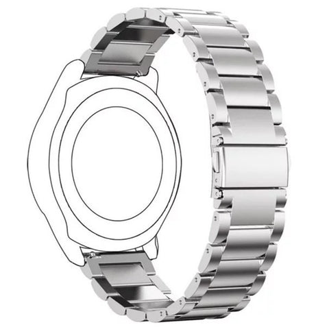 16mm Watch Band for Huawei TalkBand B7 / B6 / B3 / Fit mini Metal Wrist Strap 3-Bead Design